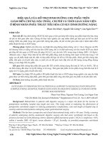 Hiệu quả của hỗ trợ dinh dưỡng chu phẫu trên giảm biến chứng hậu phẫu, chi phí và thời gian nằm viện ở bệnh nhân phẫu thuật tiêu hóa có suy dinh dưỡng nặng