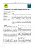 Tiềm năng phát triển du lịch Trekking tại vườn quốc gia Xuân Sơn, tỉnh Phú Thọ