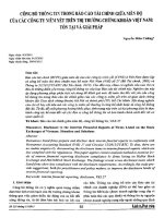 Công bố thông tin trong báo cáo tài chính giữa niên độ của các công ty niêm yết trên thị trường chứng khoán Việt Nam: Tồn tại và giải pháp