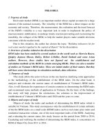 Doctoral thesis summary: Building indicators kit for real estate market (applied in the capital of Hanoi)