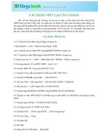 30 dạng viết lại câu cơ bản môn tiếng Anh