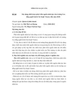 Tóm tắt luận văn Thạc sĩ: Xây dựng chiến lược phát triển nguồn nhân lực cho trường Cao đẳng nghề kinh tế kỹ thuật Vinatex đến năm 2020