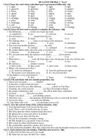 Bộ đề luyện thi học sinh giỏi môn: Tiếng Anh lớp 7