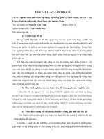 Tóm tắt luận văn Thạc sĩ: Nghiên cứu quá trình áp dụng hệ thống quản lý chất lượng HACCP tại Công cổ phần xuất nhập khẩu Thủy sản Quảng Ninh