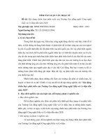 Tóm tắt luận văn Thạc sĩ: Xây dựng chiến lược phát triển của Trường Cao đẳng nghề Công nghệ Giấy và Cơ điện đến năm 2020