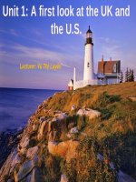 Lesson Unit 1: A first look at the UK and the U.S.