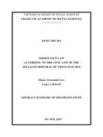 Thừa kế theo pháp luật theo bộ luật dân sự nước cộng hòa xã hội chủ nghĩa việt nam năm 2015 tt 