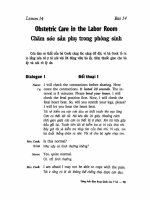 Ebook Tiếng Anh đàm thoại dành cho y tá: Phần 2 - Nguyễn Thành Yến