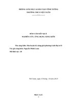 Rèn luyện kỹ năng giải phương trình Đại số 8