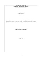 Luận văn Thạc sĩ Khoa học: Ảnh hưởng của Ga và thời gian nghiền lên phổ hóa tổng trở của LaNi5