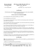 Quyết định số 1237/2019/QĐ-UBND tỉnh Bình Phước