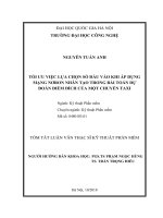 Tóm tắt Luận văn Thạc sĩ Kỹ thuật phần mềm: Tối ưu việc lựa chọn số đầu vào khi áp dụng mạng nơron nhân tạo trong bài toán dự đoán điểm đích của một chuyến taxi