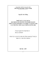 Tóm tắt Luận án Tiến sĩ: Thiết kế và xây dựng hệ thống dẫn đường tích hợp INS/GPS trên cơ sở linh kiện vi cơ điện tử dùng cho các phương tiện giao thông đường bộ