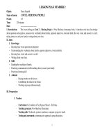 Lesson plan number 2