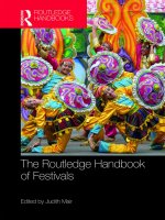 The routledge handbook of festivals 