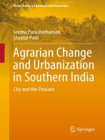 Agrarian change and urbanization in southern india city and the peasant 