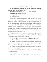 Tóm tắt luận văn Thạc sĩ: Phân tích thực trạng và đề xuất giải pháp nâng cao chất lượng dịch vụ lặn của Trường Cao đẳng Nghề Dầu khí