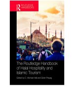 The routledge handbook of halal hospitality and islamic tourism 