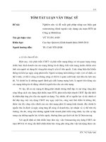 Tóm tắt luận văn Thạc sĩ: Nghiên cứu và đề xuất giải pháp nâng cao hiệu quả outsourcing (thuê ngoài) xây dựng các trạm BTS tại Công ty Mobifone