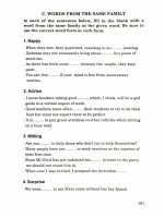 Ebook Các dạng bài tập ngữ âm và từ vựng tiếng Anh: Phần 2