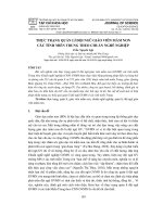 Thực trạng quản lí đội ngũ giáo viên mầm non các tỉnh miền trung theo chuẩn nghề nghiệp