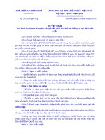 Quyết định số 23/2019/QĐ-TTg: Ban hành Danh mục hàng hóa nhập khẩu phải làm thủ tục hải quan tại cửa khẩu nhập