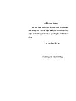 Luận án Tiến sĩ: Nâng cao chất lượng đào tạo, bồi dưỡng đội ngũ cán bộ chính trị Quân đội nhân dân Việt Nam trong thời kỳ mới