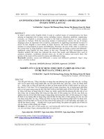 An investigation into the use of menus and billboards in Sapa town, Lao Cai