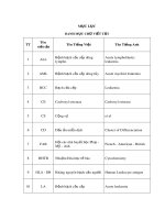 Luận văn Thạc sĩ Khoa học: Ứng dụng bộ kít nhuộm hóa học tế bào để phân loại bệnh bạch cầu cấp theo tiêu chuẩn FAB