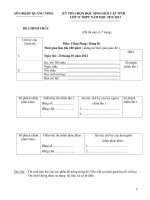 Đề thi chọn học sinh giỏi cấp tỉnh Quảng Ninh bảng B môn: Tiếng Pháp - Lớp 12 (Năm học 2012 - 2013)