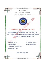 Hoàn thiện chu trình kiểm toán BCTC khoản mục nợ phải trả nhà cung cấp