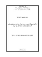 Đánh giá chính sách cán bộ, công chức cấp xã ở Việt Nam hiện nay