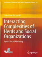 Interacting complexities of herds and social organizations agent based modeling 