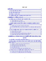 Luận văn Thạc sĩ Khoa học: Nghiên cứu quy hoạch lũ chi tiết cho sông Trà Lý tỉnh Thái Bình