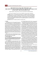 Biện pháp quản lí dạy học môn Tiếng Anh theo tiếp cận năng lực học sinh ở các trường trung học cơ sở huyện Phúc Thọ, thành phố Hà Nội