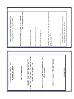 Tóm tắt luận văn Thạc sĩ Kỹ thuật: Nghiên cứu thiết bị ngưng tụ kiểu kiểu ống lồng có cánh sử dụng trong kỹ thuật lạnh