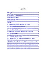 Luận văn Thạc sĩ Khoa học: Tổng hợp và tính chất xúc tác của Fe2O3 được biến tính bằng Al2O3 và anion hóa trong phản ứng đồng phân hóa n-ankan