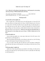 Tóm tắt luận văn Thạc sĩ: Phân tích và đề xuất một số giải pháp nâng cao chất lượng dịch vụ bảo dưỡng máy bay tại Công ty TNHH kỹ thuật máy bay Việt Nam