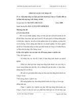 Tóm tắt luận văn Thạc sĩ: Giải pháp nâng cao hiệu quả kinh doanh tại Công ty Cổ phần Đầu tư và Phát triển Hạ tầng Viễn Thông ACOM