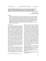 Những khó khăn trong việc dạy và học từ vựng tiếng Anh chuyên ngành cho sinh viên chuyên ngành điều dưỡng, trường Cao đẳng Y tế Thái Nguyên và một số giải pháp đề xuất