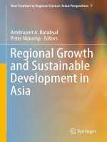 Regional growth and sustainable development in asia 