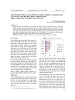 Một số biện pháp đẩy mạnh hoạt động nghiên cứu khoa học của giảng viên bộ môn Tiếng Trung Quốc - khoa Ngoại ngữ - Đại học Thái Nguyên