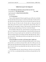 Tóm tắt luận văn Thạc sĩ: Hoàn thiện quy trình thủ tục hải quan điện tử tại Việt Nam