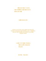 Luận văn Thạc sĩ Khoa học quản trị kinh doanh: Nâng cao năng lực cạnh tranh của Trung tâm đào tạo nghề lái xe   Trường - Trung cấp Nghề giao thông cơ điện Quảng Ninh