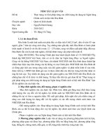 Tóm tắt luận văn Thạc sĩ: Thực trạng và Giải pháp nâng cao chất lượng tín dụng tại Ngân hàng Chính sách xã hội tỉnh Hòa Bình