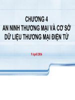 Bài giảng Thương mại điện tử: Chương 4 - Nguyễn Hải Yến