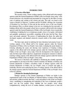 Foster working capacity of the official staff in the strategic agencies under the General Department of Politics of the Lao People''s Army today