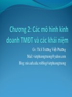Bài giảng Thương mại điện tử: Chương 2 - ThS. Trương Việt Phương