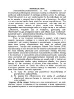 Study the effects of knee intra-articular autologous platelet- rich plasma therapy in treatment of primary knee osteoarthritis