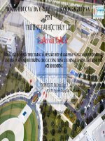 Bài thuyết trình luận văn Thạc sĩ: Nghiên cứu đánh giá thực trạng và đề xuất một số giải pháp nâng cao mức độ đảm bảo an toàn và vệ sinh môi trường cho các công trình xây dựng dân dụng tại